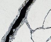 Panda White Calacatta Quartz Stone Marble Slab OEM ODM Cách nhiệt
