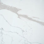 Mặt bàn thạch anh Carrara rắn 2cm 3cm màu trắng với mặt trên Btahroom Vanity