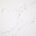 Tấm đá thạch anh Carrara 18MM vô nhiễm với vân đen phấn