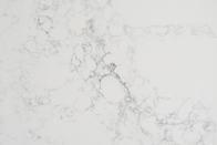 Mặt bàn bếp bằng đá thạch anh nhân tạo Carrara màu trắng với lớp chống rỉ