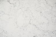 Mặt bàn bếp bằng đá thạch anh nhân tạo Carrara màu trắng với lớp chống rỉ