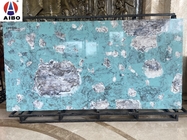 Đá cẩm thạch Nhìn màu xanh lục Tấm thạch anh nhân tạo Mật độ cao 3200x1600mm