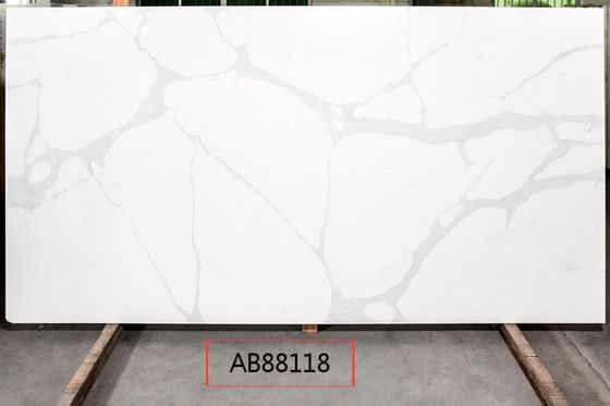 Độ dày 6mm Mặt bàn thạch anh nhân tạo Cách nhiệt Bảng trên cùng Gạch lát sàn