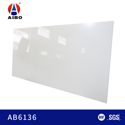 Thiết kế nhà mặt bàn bếp bằng đá thạch anh nhân tạo NSF 8mm