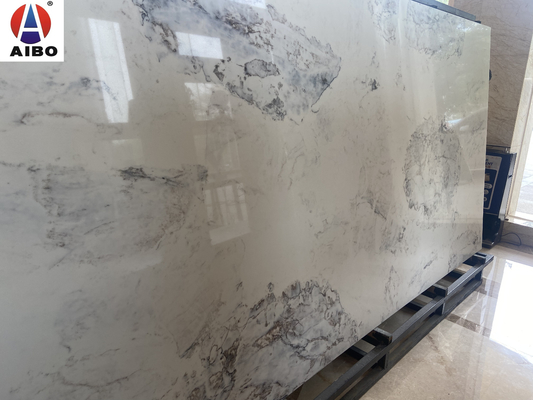 Hàng Mới Về Calacatta Trắng Pha Lê Nhân Tạo Thêm Đá Cẩm Thạch Trắng Đá Thạch Anh Tấm Sứ Đá Thạch Anh Nhân Tạo