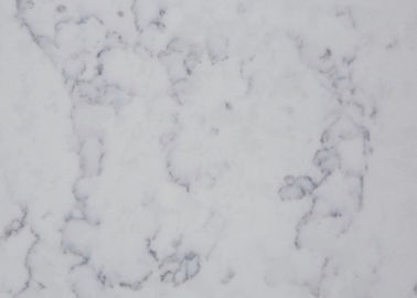 Độ cứng cao Đá thạch anh đầy màu sắc Mặt bàn trắng Carrara Quartz Anti Faded